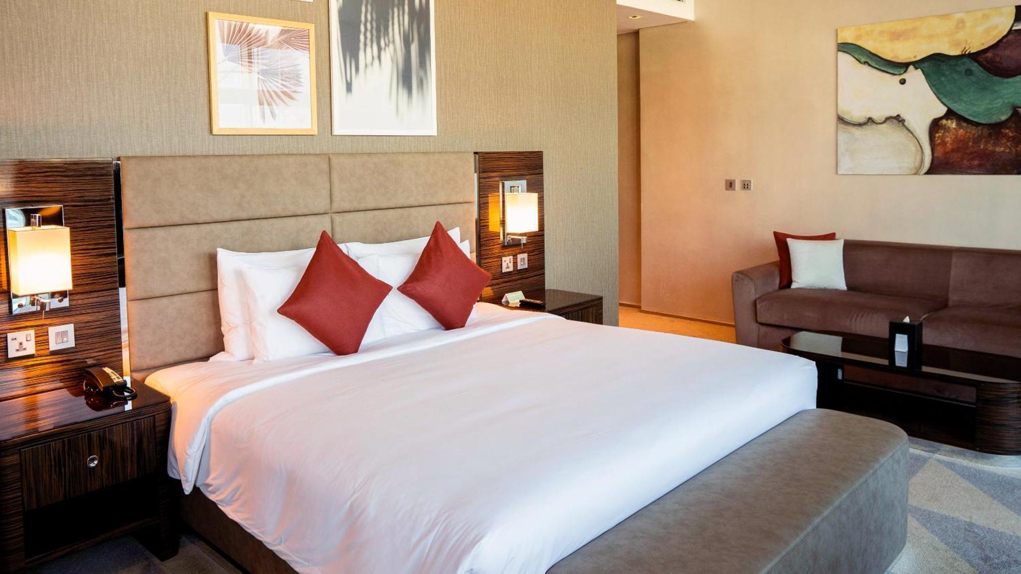 Hyde Hotel 두바이 객실 사진 A bedroom at the hotel